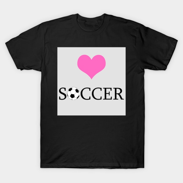 Heart Soccer T-Shirt by MAMMAJAMMA